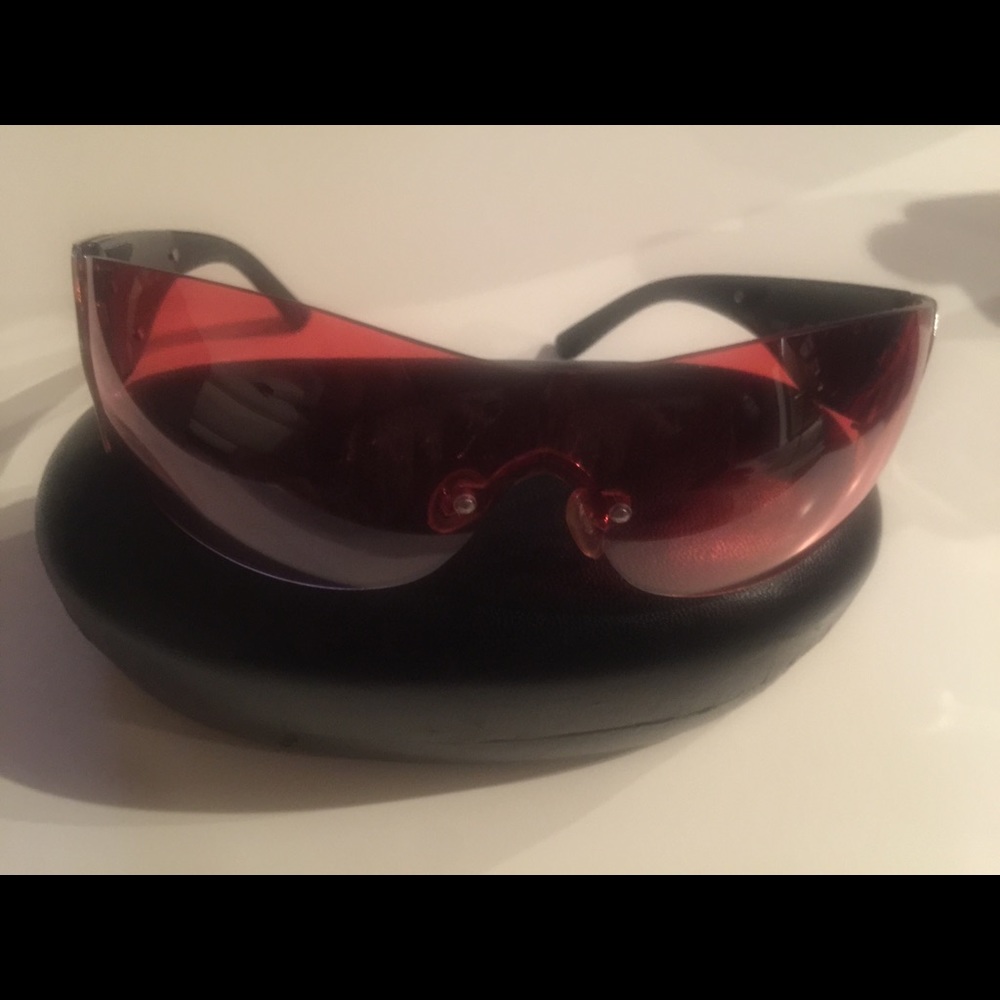 Authentic Pink Prada Sunglasses with case